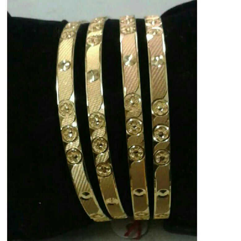 22K/916 Gold Designer CNC Bangle