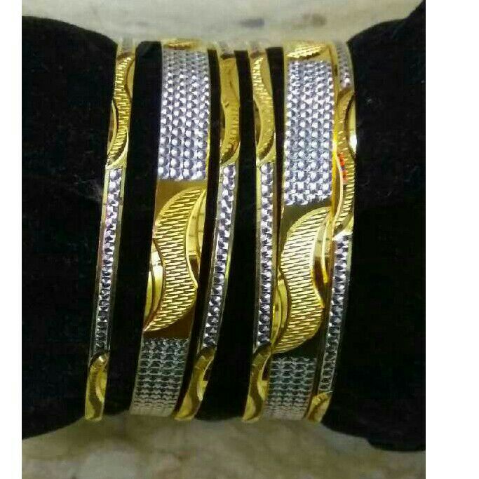 22K/916 Gold Fancy CNC Bangle