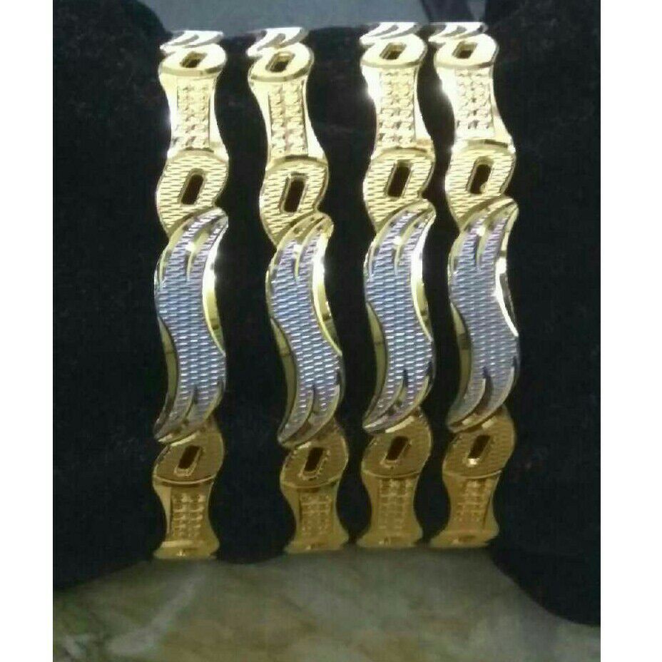 22K/916 Gold CNC Designer Bangle
