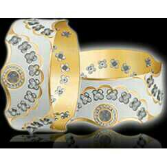 22K/916 Gold Fancy CNC Bangle