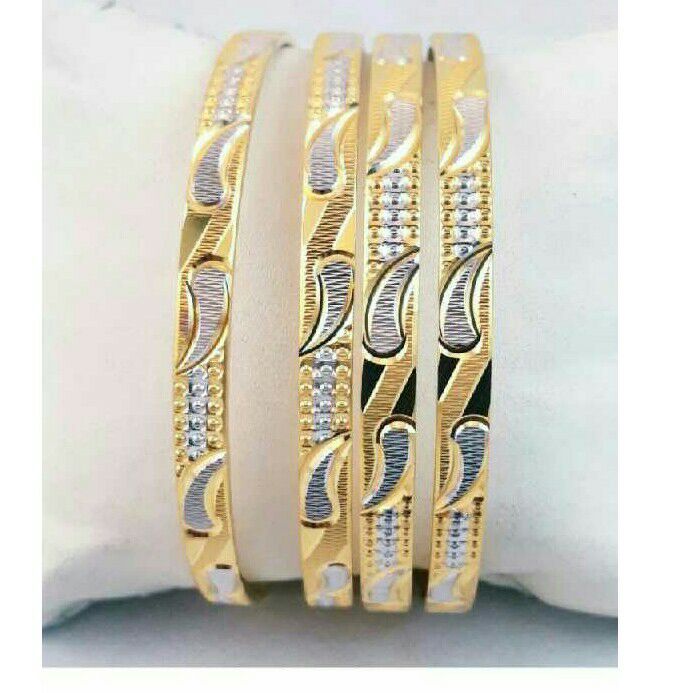 22K/916 Gold CNC Bangle