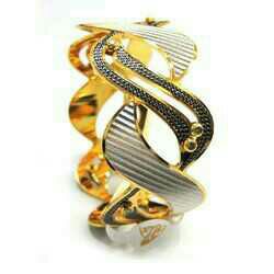 22K/916 Gold Fancy CNC Bangle