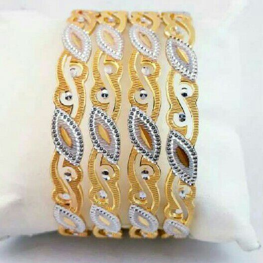 Designer 916 Gold CNC Bangle