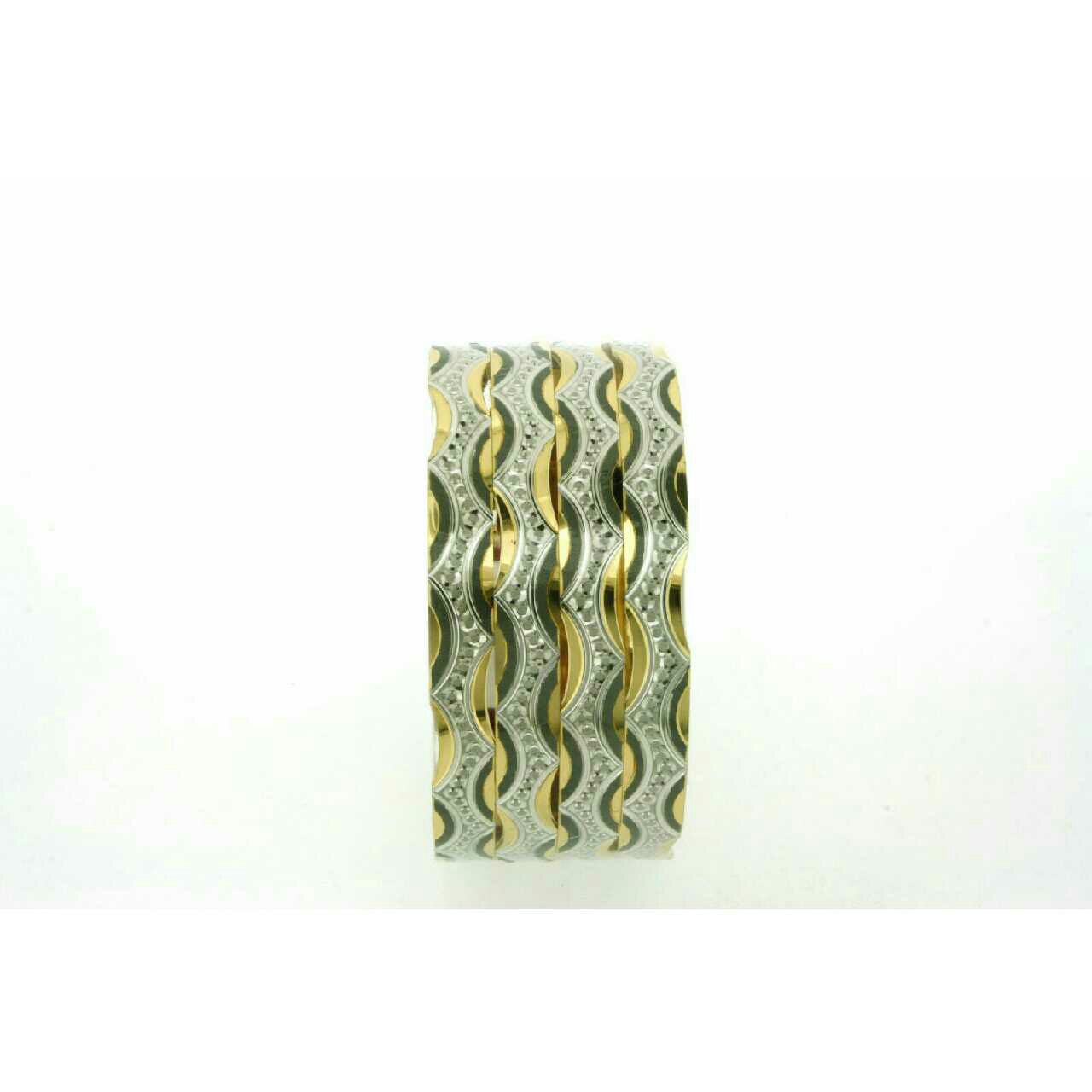 22KT Gold Ladies Laser Machine Cut Bangle