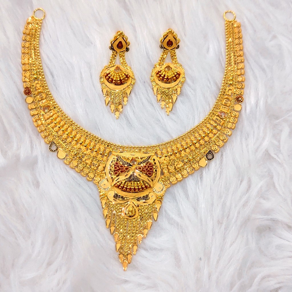 22 carat 916 fancy set butti