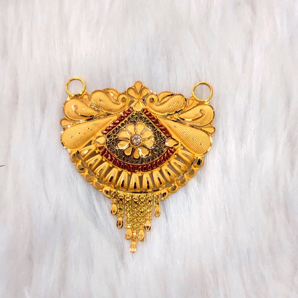 916 22 carat fancy mangalsutra pendant