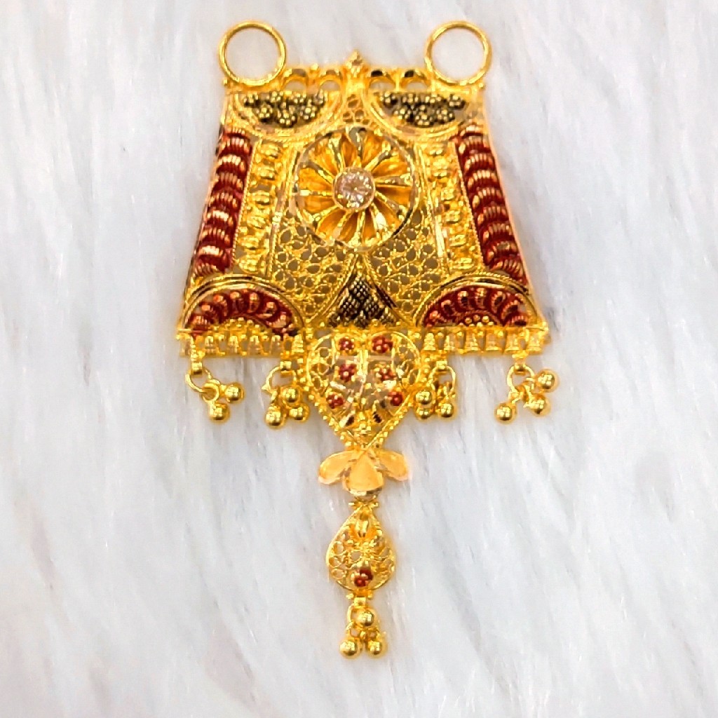 22 carat 916 fancy mangalsutra pendle
