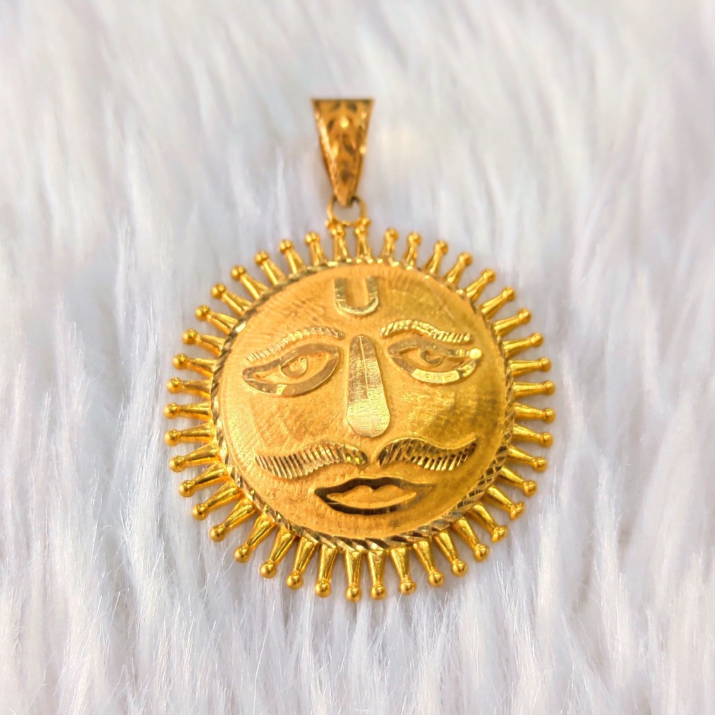 916 22 Carat Surya Pendant