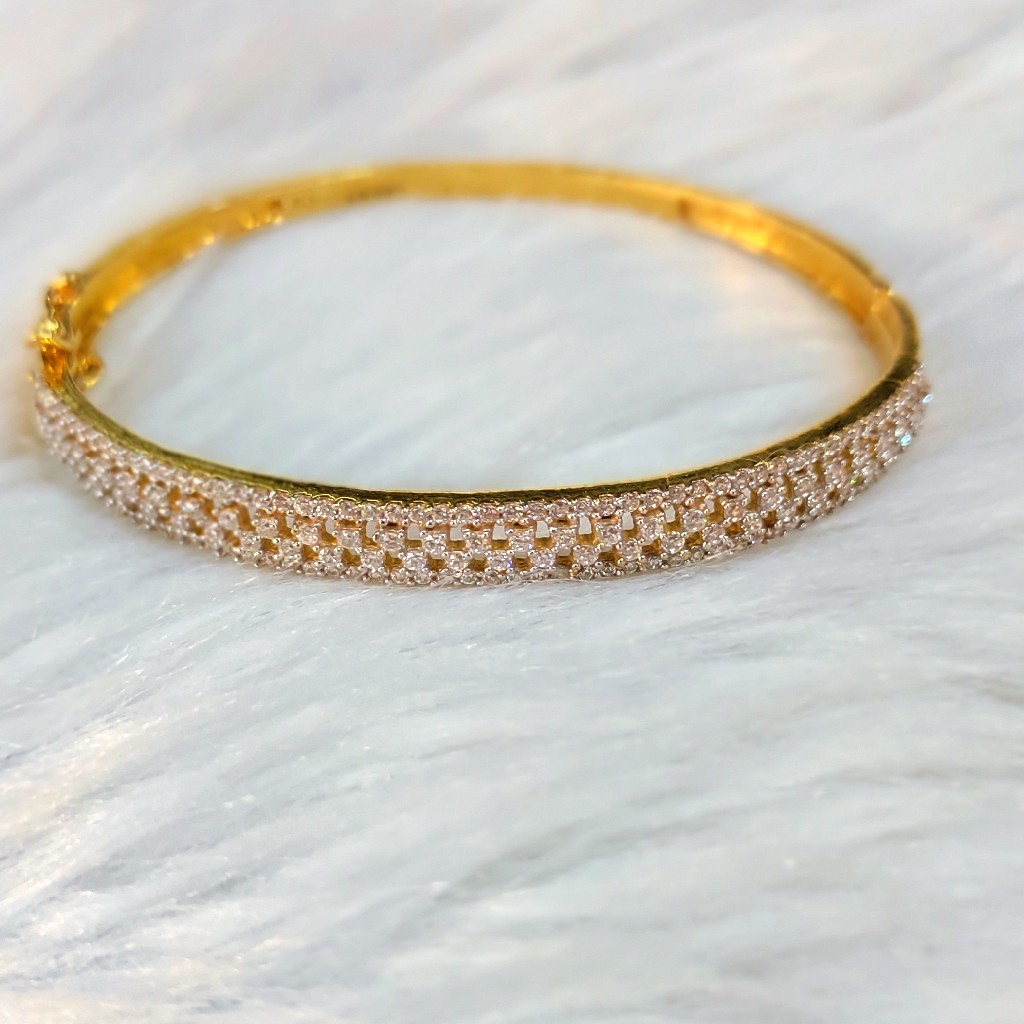 22 carat 916 diamond bracelet