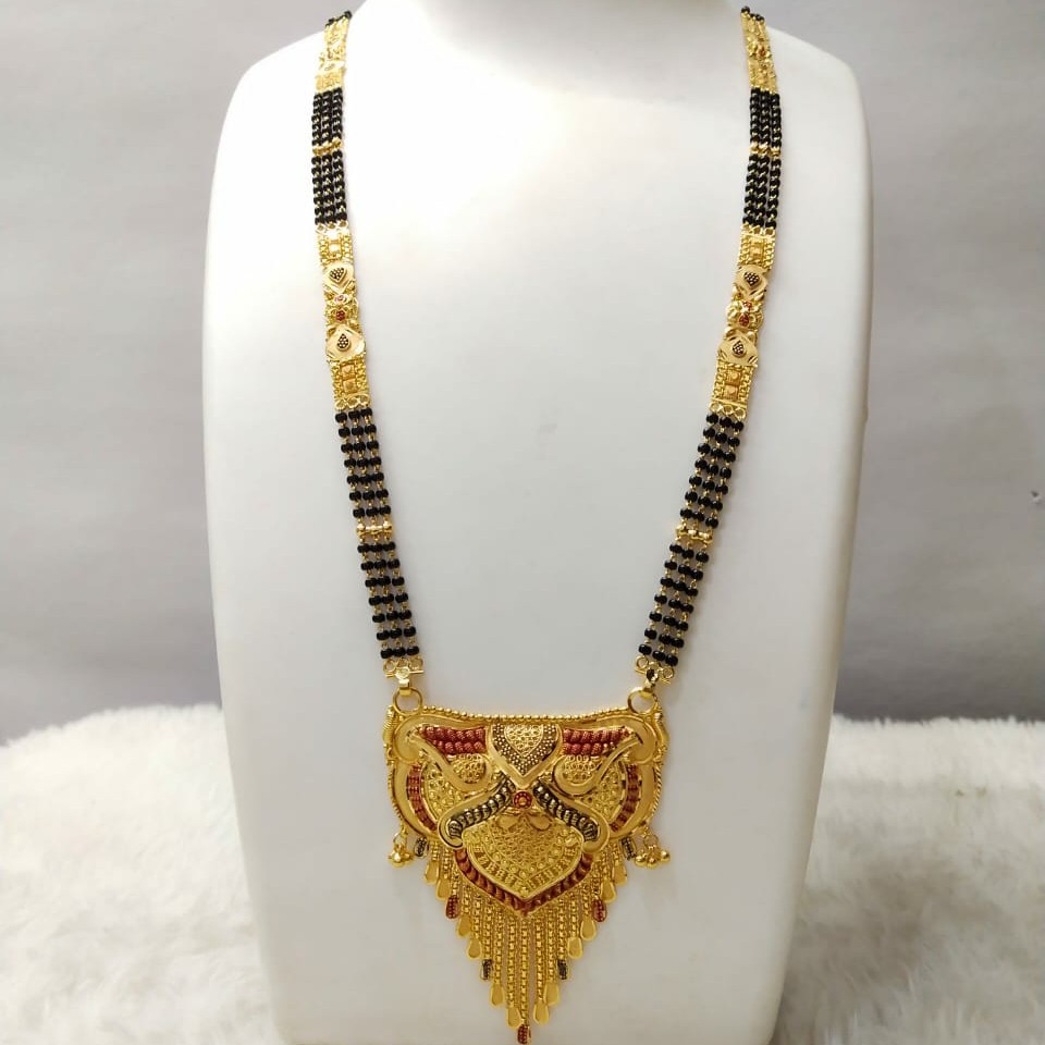 916 22 carat fancy mangalsutra
