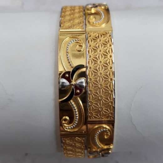 22KT Gold Ladies Indian Fancy Bangle