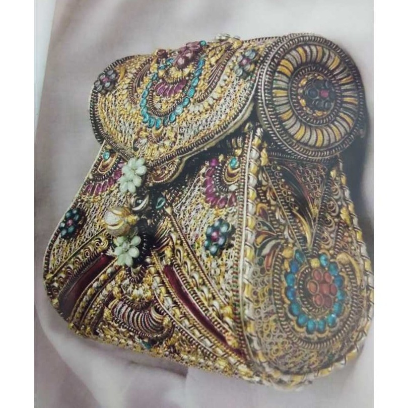Brass Ladies Indian Antique Fancy Purse