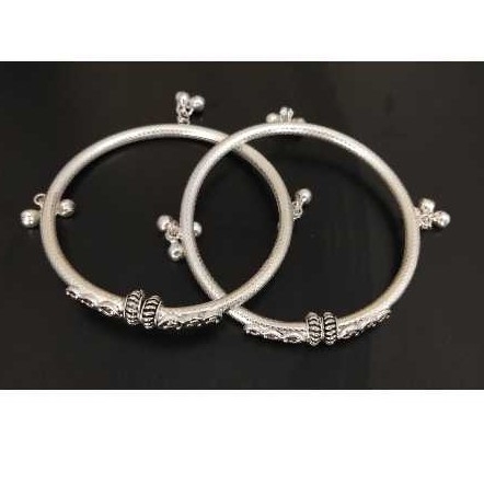 Silver Ladies Indian Fancy Kada Payal