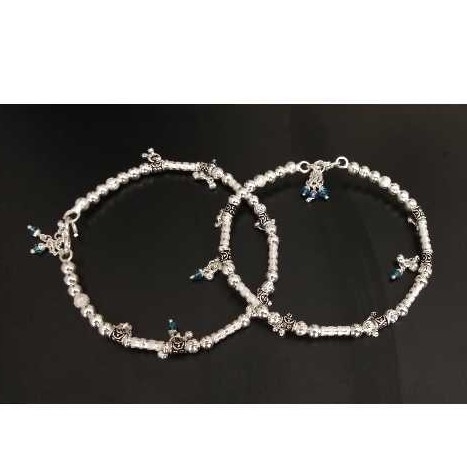 Silver Ladies Indian Fancy Kada Payal