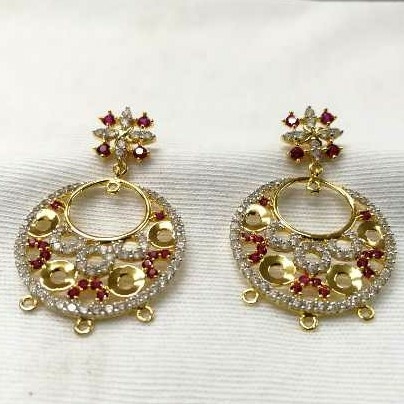 22K Gold Ladies Indian Fancy Ramleela Bali