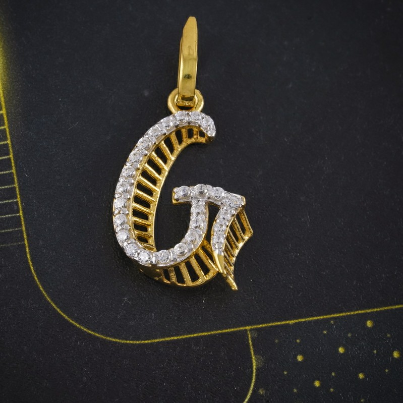 Cz letter pendant
