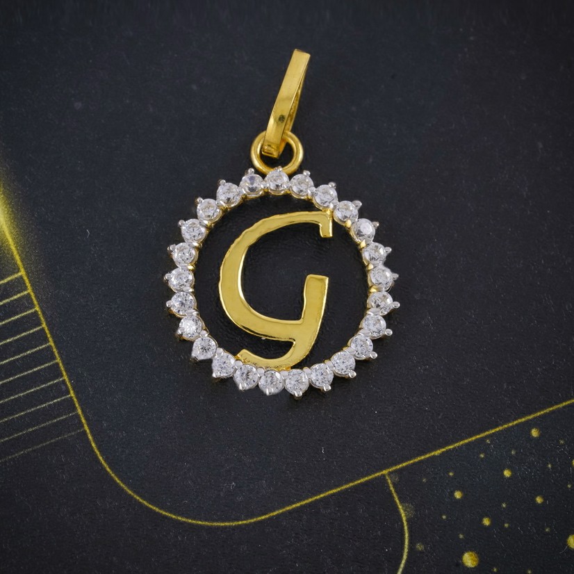 Cz letter pendant