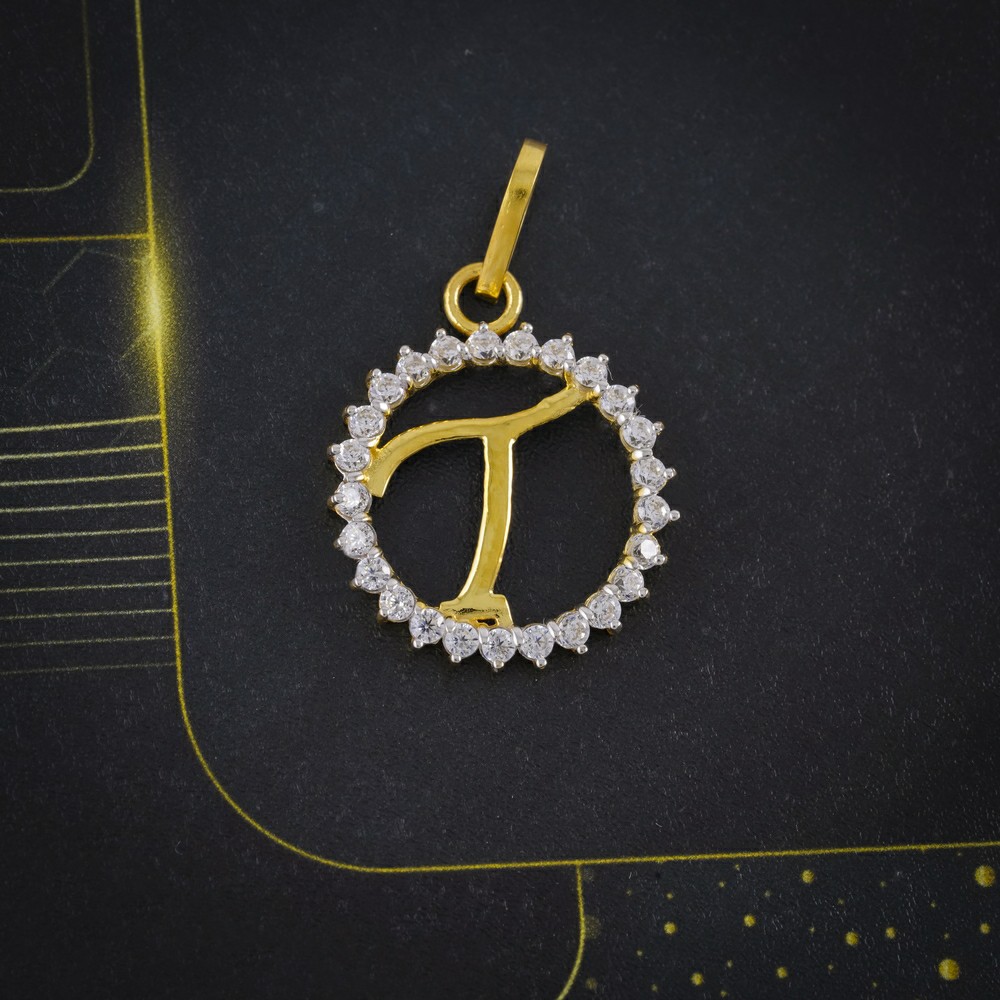 Cz letter pendant