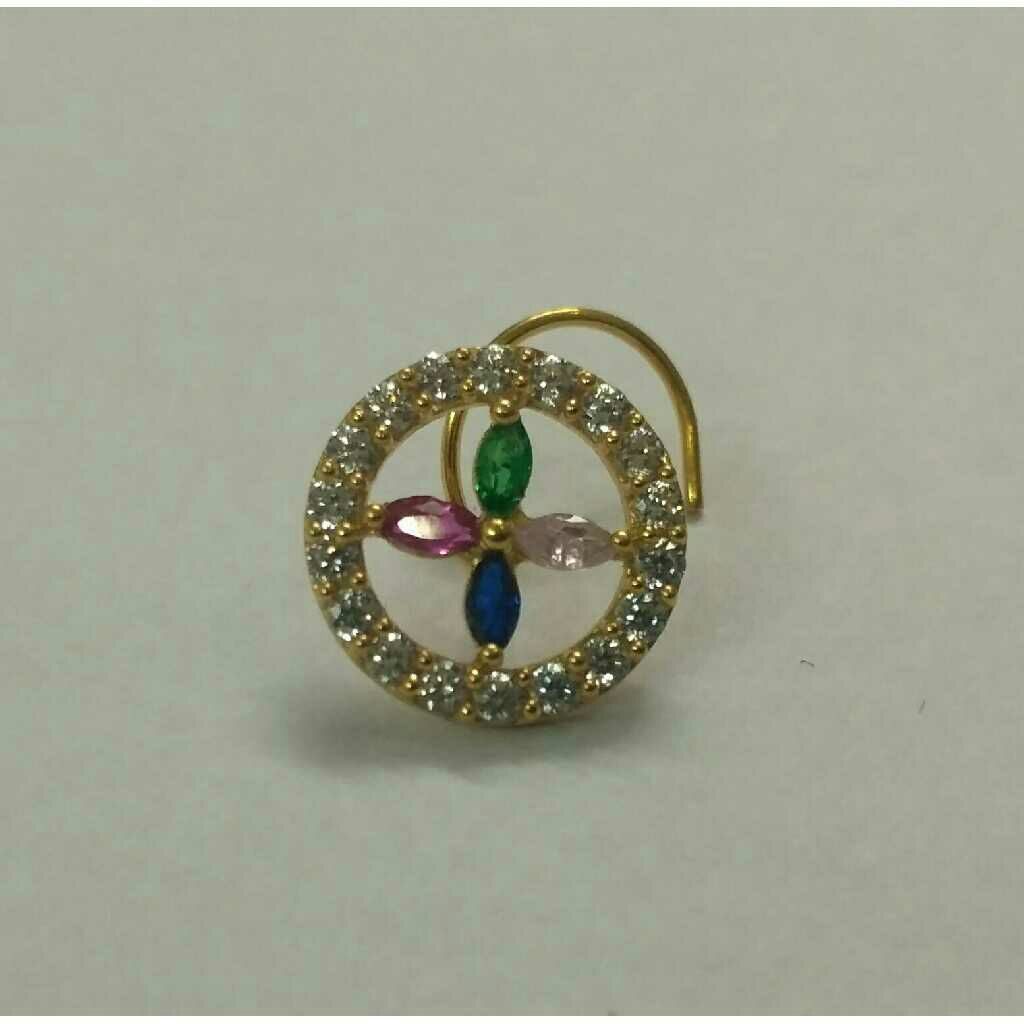 Indian Classic Gold Diamond Nosepin