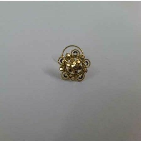 Gold Ladies Handmade Antique Nosepin Yellow