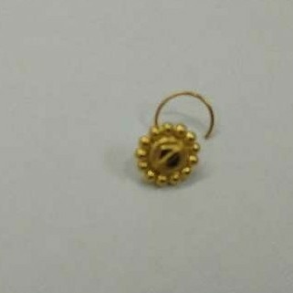 Fancy Gold Nose Pin
