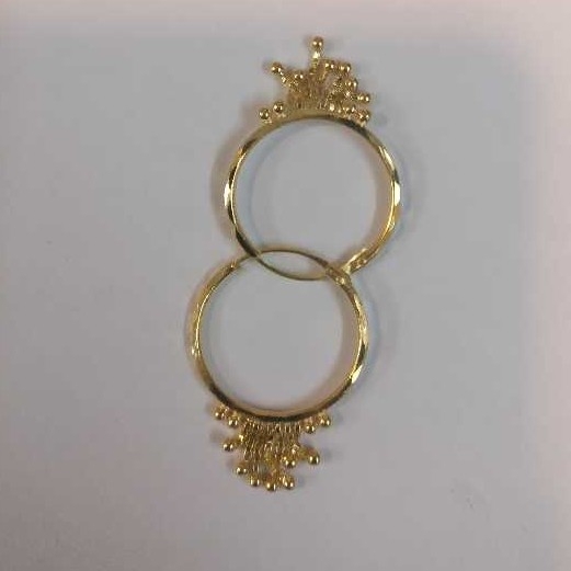 18KT Gold Ladies Fancy Bali (Earrings)