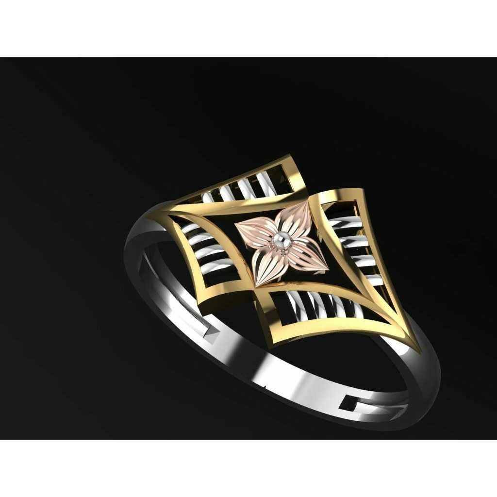 14K Silver Casting Singapuri Ladies Ring
