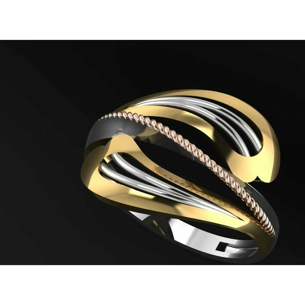 14K / 585 Gold Indian Singapuri Ladies Ring