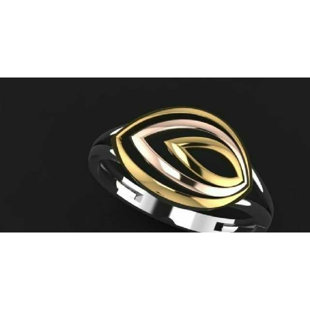 Singapuri Ladies Leaf Casting Ring