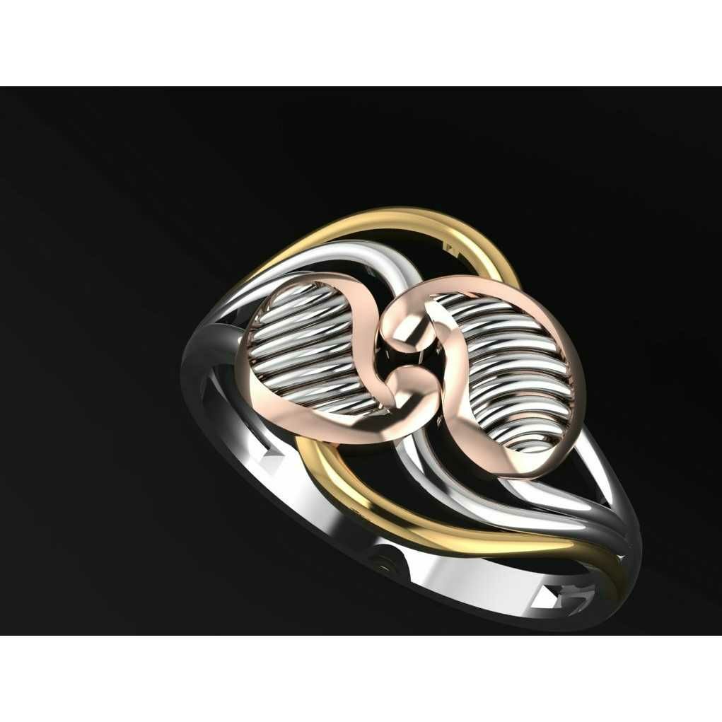 18K Silver Casting Singapuri Ladies Ring