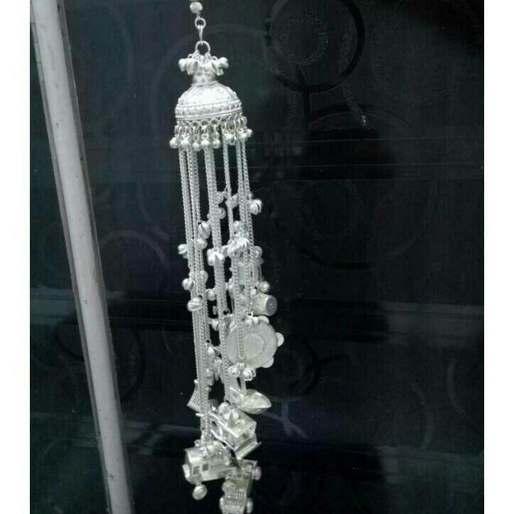 Silver Ladies Indian Fancy juda White