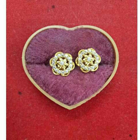 22K / 916 Gold Ladies Indian Floral Butti