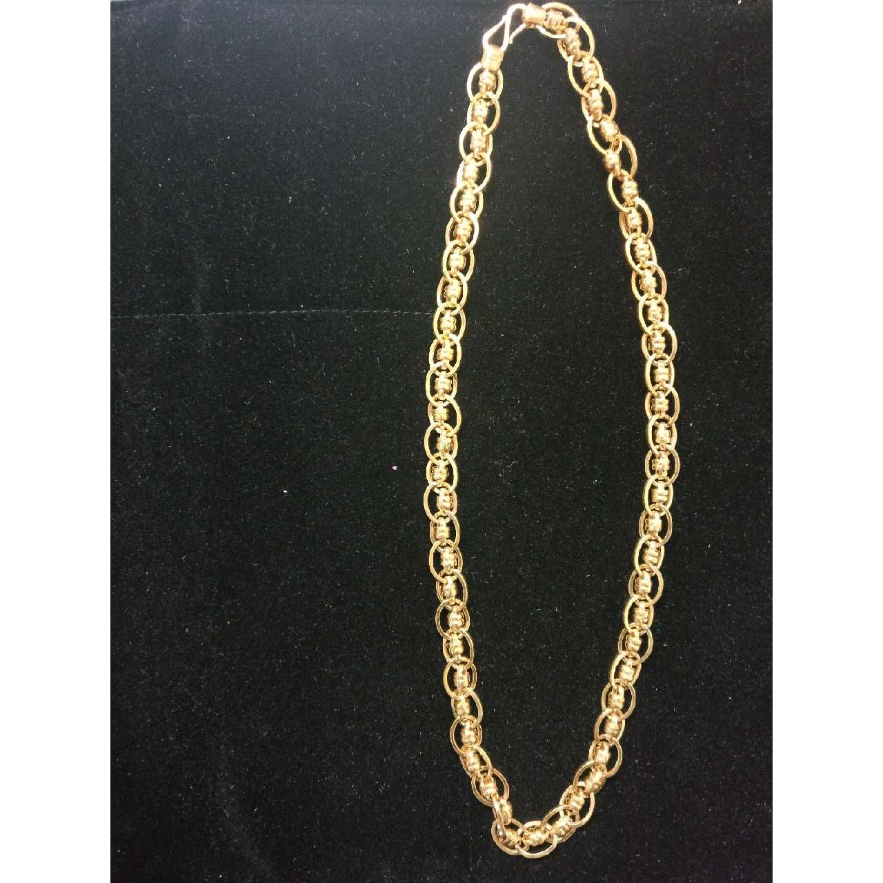 22KT Gold Gents Indo Italian Fancy Hollow Chain