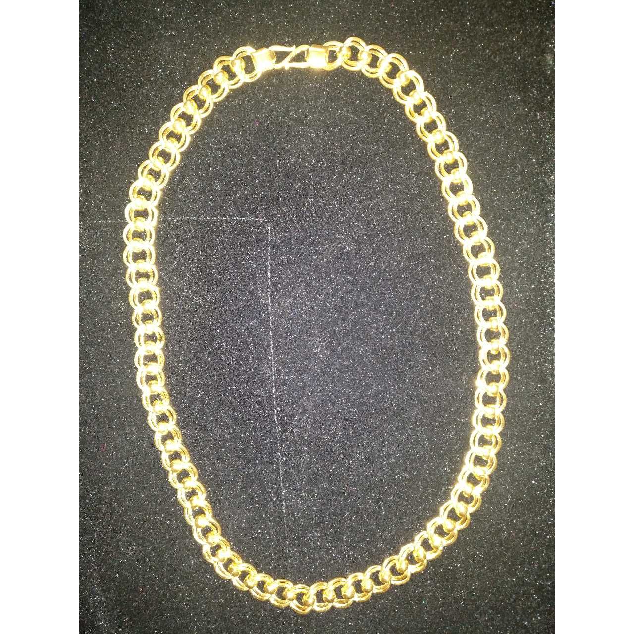 22KT Yellow Gold Indo Italian Gents Hollow Fancy Chain