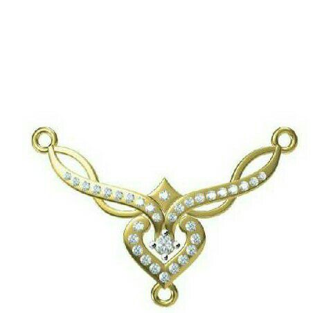 22K/916 Gold Fancy Pendant