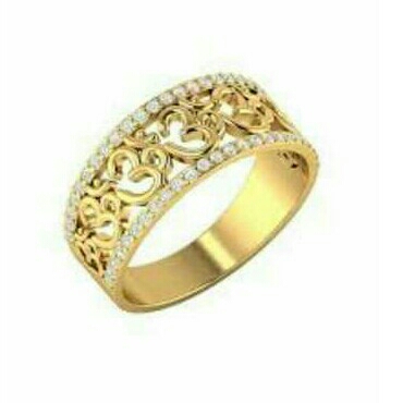 Modern Charming Gold Ring (Pieces)