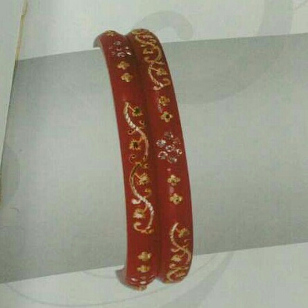 916 Gold Ladies Fancy Bangle