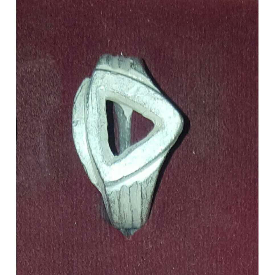 Silver Fancy Grah Indian Ring