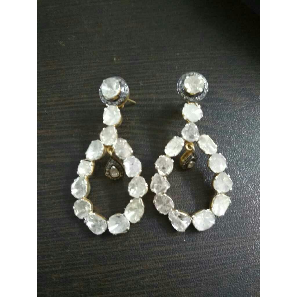 Fancy Diamond Polki Earring