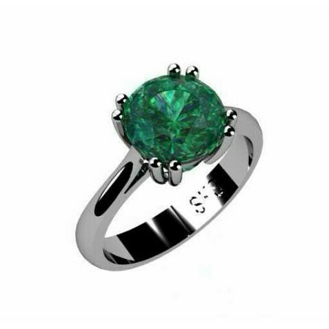 Sterling Silver 925 Fancy Demand Stone Ring