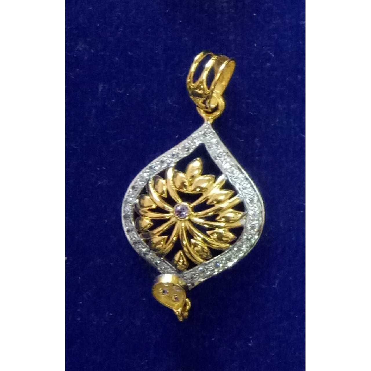 22KT Gold Ladies Indian Fancy Designer Pendant