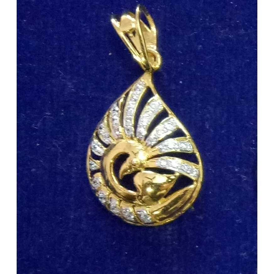 22KT Gold Designer Pendant