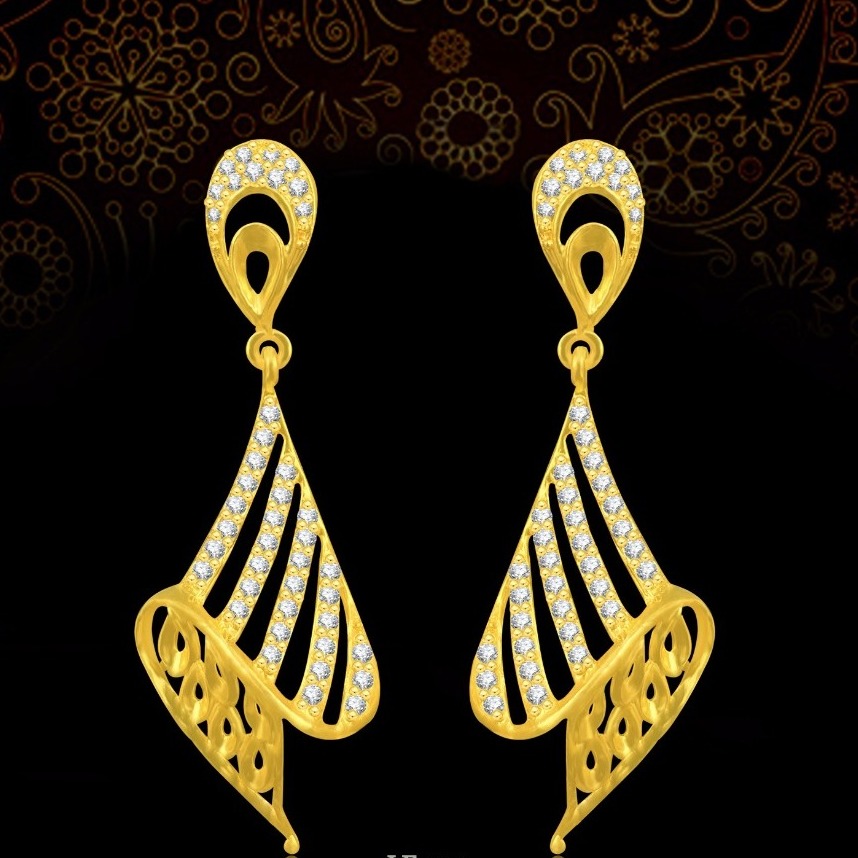 22KT Gold Ladies Indian Fancy Butti