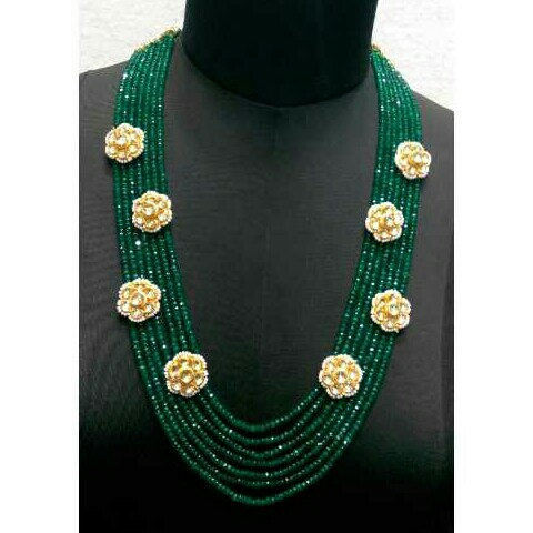 Fancy Brass Ladies Kundan Necklace