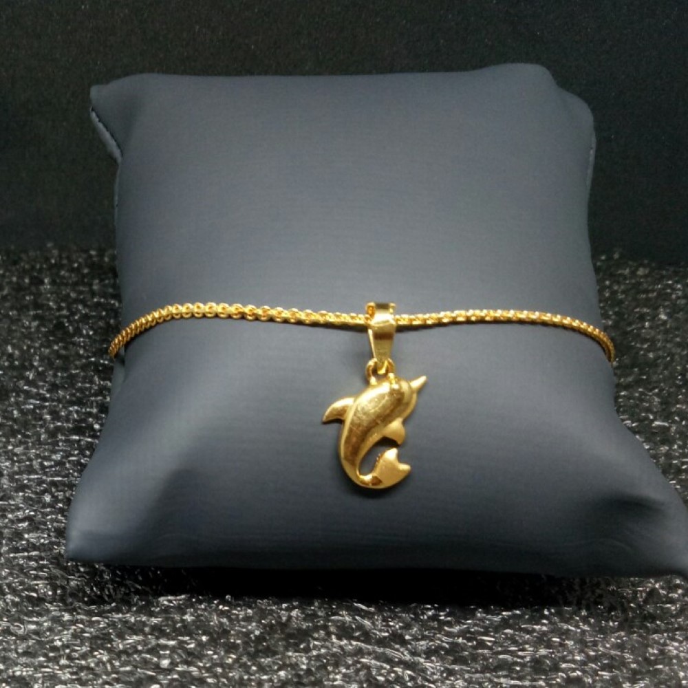 18K Gold Unique Work Wear Pendant DJP27