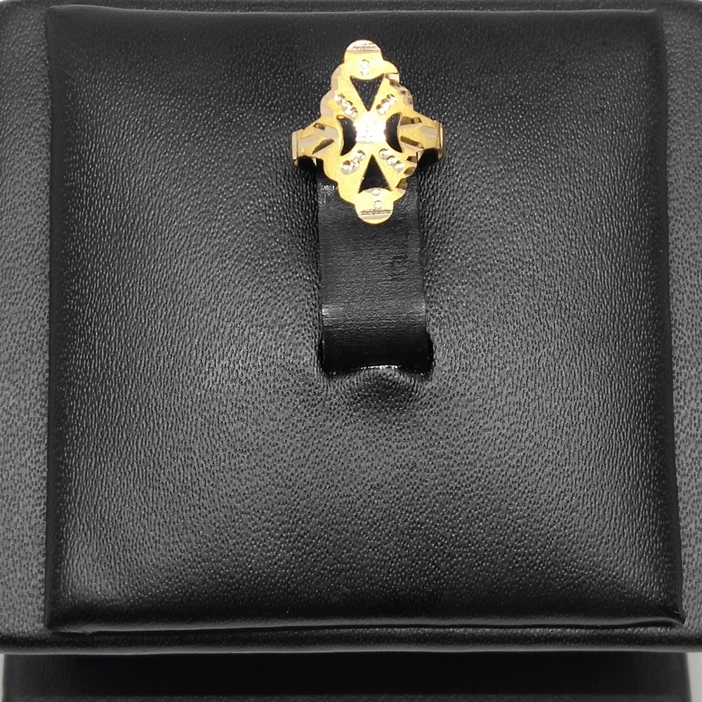 18Kt gold fancy ring for women dj-r003
