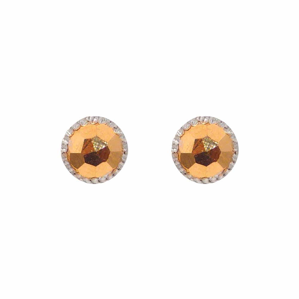 Vertical Rohdium Tops 22k Gold