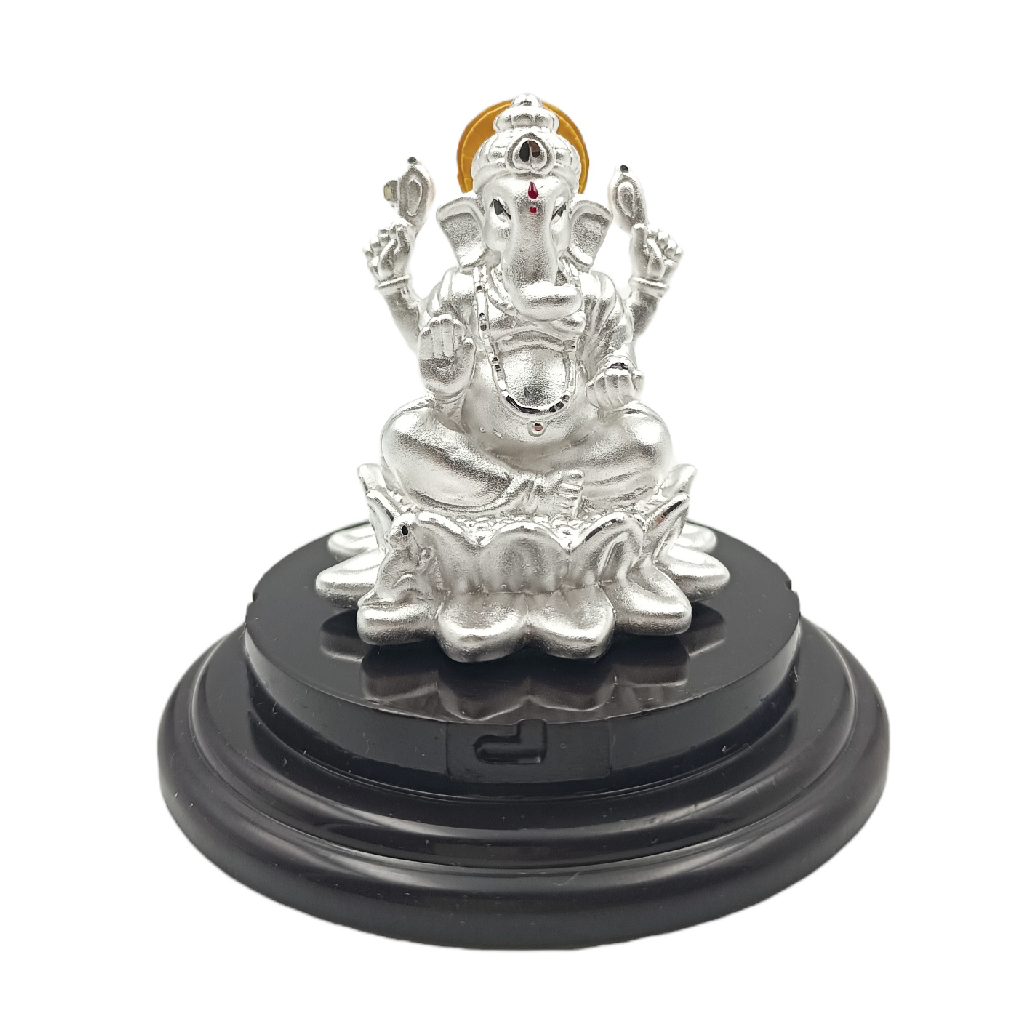 Ganesha 999 Silver Idol