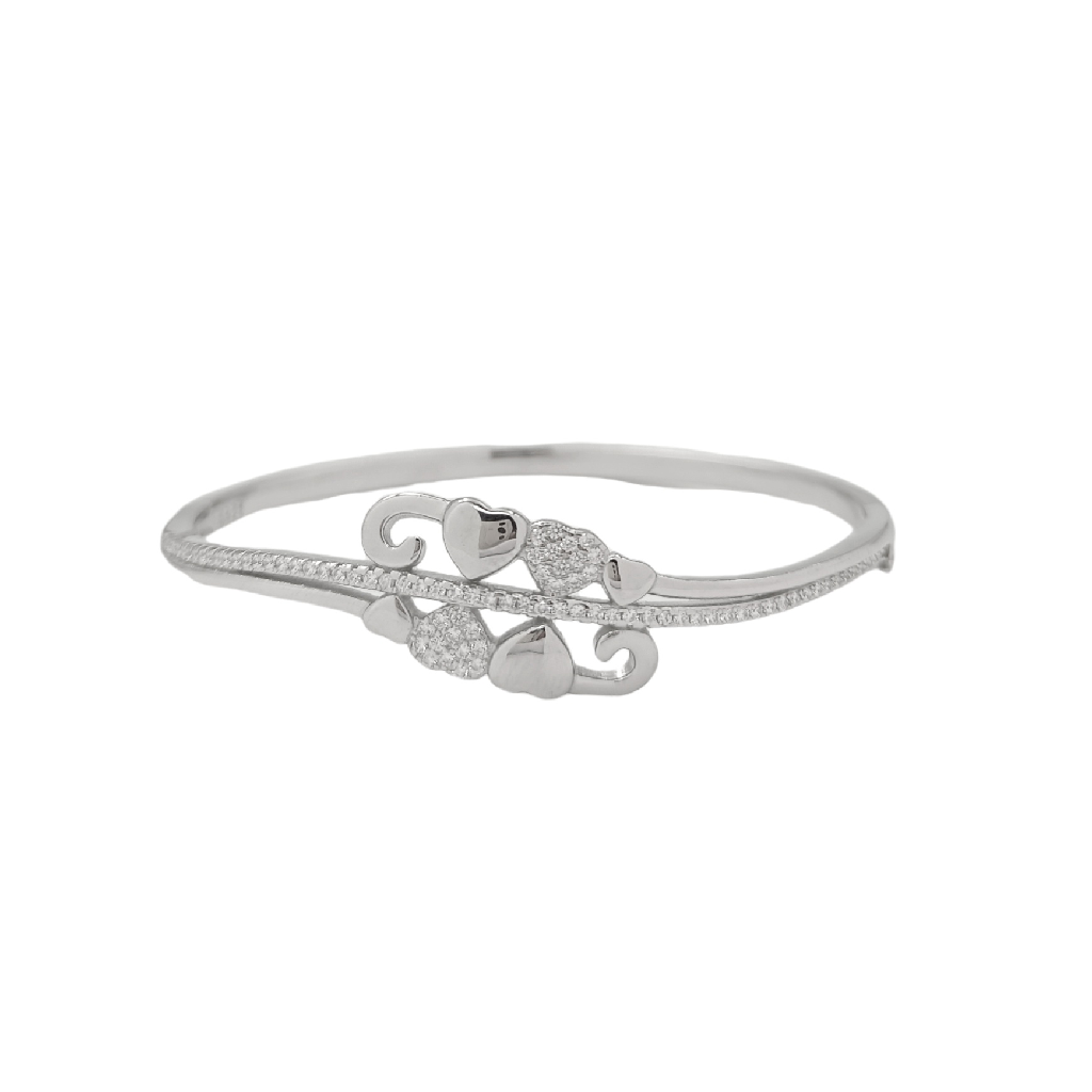 Heart Mirror 925 Silver Bracelet