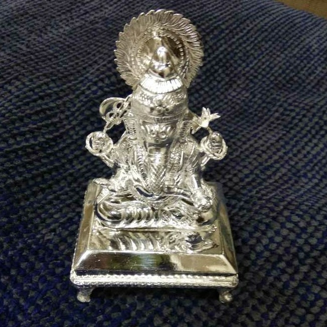 Lord Ganesha Silver Statue